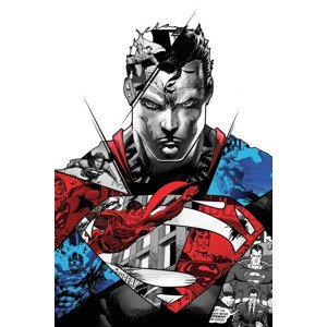 Umělecký tisk Superman - Split, (26.7 x 40 cm)
