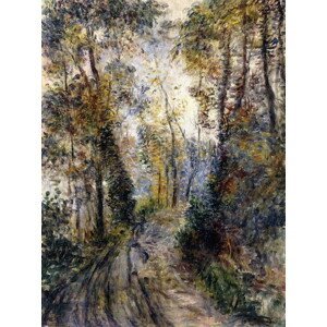 Renoir, Pierre Auguste - Obrazová reprodukce The Forest Path, 1871, (30 x 40 cm)