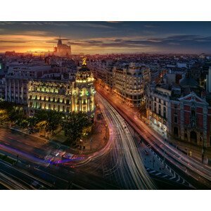 Umělecká fotografie Madrid Metropolis., Juan Pablo, (40 x 30 cm)
