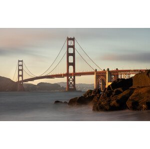 Umělecká fotografie Golden Gate Bridge, Ron Langager, (40 x 24.6 cm)