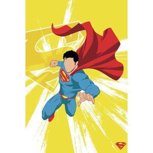 Umělecký tisk Superman - Power Yellow, (26.7 x 40 cm)