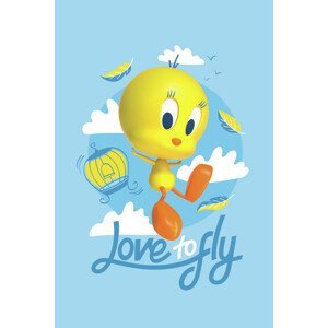 Umělecký tisk Tweety - Love to fly, (26.7 x 40 cm)