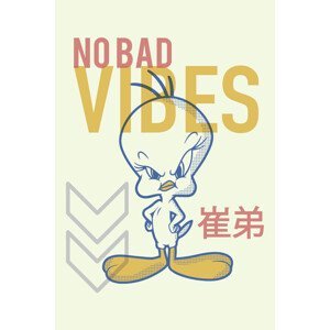 Umělecký tisk Tweety - No bad vibes, (26.7 x 40 cm)
