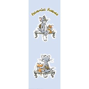 Umělecký tisk Tom a Jerry - Nejlepší přátelé navždy, (64 x 180 cm)