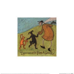 Umělecký tisk Sam Toft - Dancing Witch Fred & Ginger, (30 x 30 cm)