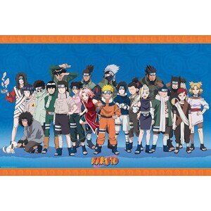 Plakát, Obraz - Naruto - Konoha Ninjas, (91.5 x 61 cm)