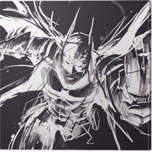 Obraz na plátně Batman Arkham Knight - Grapple, (40 x 40 cm)