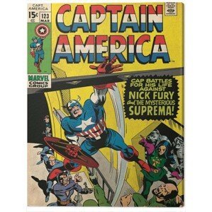 Obraz na plátně Captain America - Superman, (60 x 80 cm)