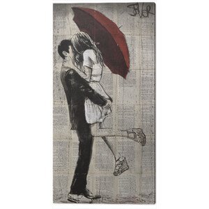 Obraz na plátně Loui Jover - Forever Romantics Again, (30 x 60 cm)
