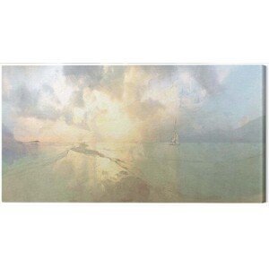 Obraz na plátně Malcolm Sanders - Between The Islands, (60 x 30 cm)
