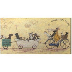 Obraz na plátně Sam Toft - The Doggie Taxi Service, (100 x 50 cm)