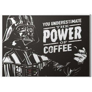Obraz na plátně Star Wars - The Power Of Coffee, (80 x 60 cm)