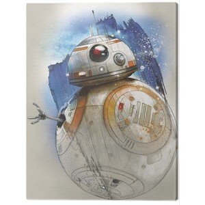Obraz na plátně Star Wars The Last Jedi - BB - 8 Brushstroke, (60 x 80 cm)