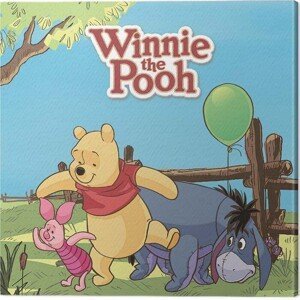 Obraz na plátně Winnie The Pooh, (40 x 40 cm)