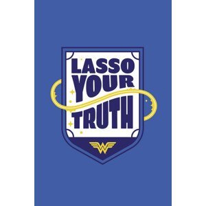 Umělecký tisk Wonder Woman - Lasso your truth, (26.7 x 40 cm)