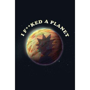Umělecký tisk Rick & Morty - Planet, (26.7 x 40 cm)