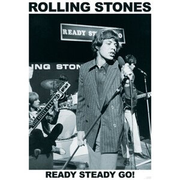Plakát, Obraz - Rolling Stones - Ready Steady Go, (59.4 x 84.1 cm)
