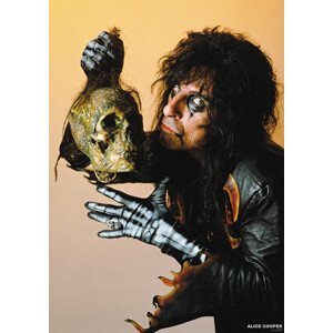 Plakát, Obraz - Alice Cooper - With Skull 1987, (59.4 x 84.1 cm)