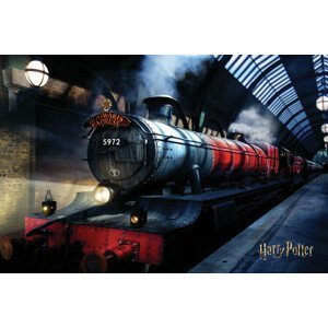 Umělecký tisk Harry Potter - Bradavický expres, (40 x 26.7 cm)