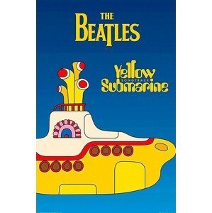 Plakát, Obraz - Beatles - yellow submarine, (61 x 91.5 cm)