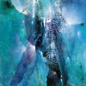 Ilustrace turquoise fantasy, Annette Schmucker, (40 x 40 cm)