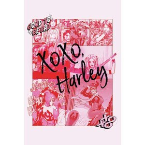 Umělecký tisk Harley Quinn - XoXo, (26.7 x 40 cm)