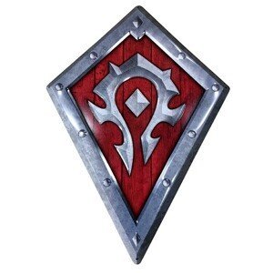 Plechová cedule World of Warcraft - Horde Shield, (28 x 38 cm)