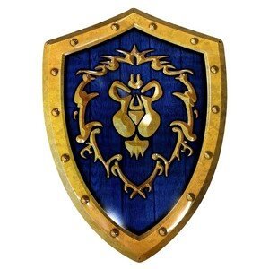 Plechová cedule World of Warcraft - Alliance Shield, (28 x 38 cm)