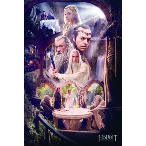 Umělecký tisk Hobbit - White Council, (26.7 x 40 cm)