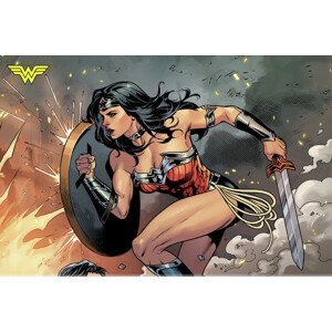 Umělecký tisk Wonder Woman - Comics, (40 x 26.7 cm)