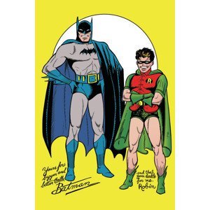 Umělecký tisk Batman and Robin - Comics, (26.7 x 40 cm)