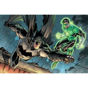 Umělecký tisk Batman and Green Lantern, (40 x 26.7 cm)