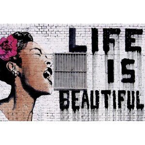 Plakát, Obraz - Banksy - Life is Beautiful, (91.5 x 61 cm)