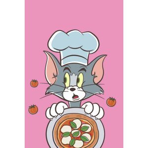 Umělecký tisk Tom and Jerry - Chef, (26.7 x 40 cm)