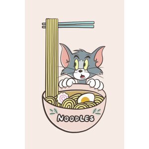 Umělecký tisk Tom and Jerry - Noodles, (26.7 x 40 cm)