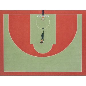 Umělecká fotografie Shadow basketball, Ekaterina Polischuk, (40 x 30 cm)