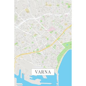 Mapa Varna color, POSTERS, (26.7 x 40 cm)