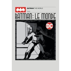Umělecký tisk Batman - Le Monde France Cover, (26.7 x 40 cm)