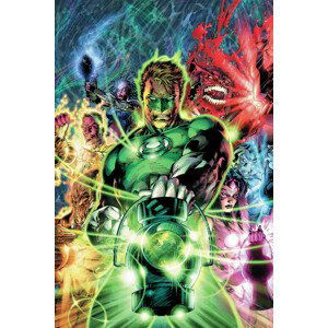 Umělecký tisk Green Lantern - The team, (26.7 x 40 cm)