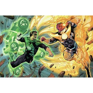Umělecký tisk Green Lantern vs. Sinestro, (40 x 26.7 cm)