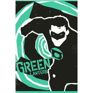 Umělecký tisk Green Lantern, (26.7 x 40 cm)