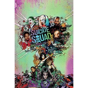 Umělecký tisk Suicide Squad - Worst heroes ever, (26.7 x 40 cm)