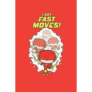 Umělecký tisk Flash - I got fast moves!, (26.7 x 40 cm)