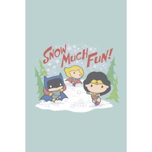 Umělecký tisk Justice League - Snow much fun!, (26.7 x 40 cm)