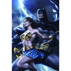 Umělecký tisk Wonder Woman and Dark Knight, (26.7 x 40 cm)