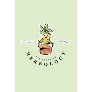 Umělecký tisk The Mandrake - Herbology, (26.7 x 40 cm)