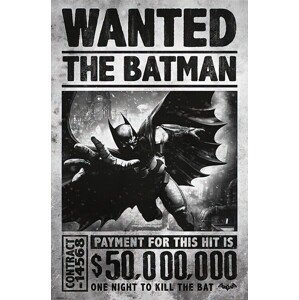 Plakát, Obraz - Batman: Arkham Origins - Wanted, (61 x 91.5 cm)