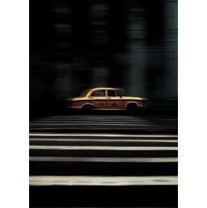 Umělecká fotografie The vintage taxi, Susnata Majumder, (30 x 40 cm)