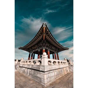 Umělecká fotografie Korean Temple, Korean Temple Pirouz, (26.7 x 40 cm)