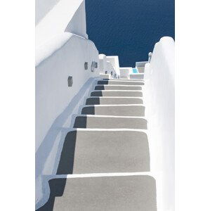 Umělecká fotografie steps to pool and sea, Linda Wride, (26.7 x 40 cm)